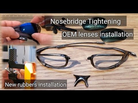 Oakley JULIET Tune up repair #oakley #oakleyxmetal #oakleysunglasses