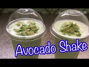 How to make avocado shake