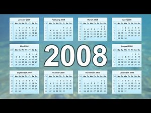 2008 Calendar