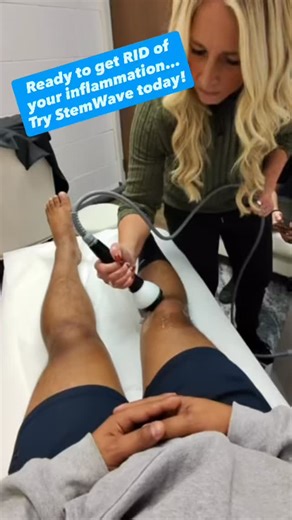 🦾 What StemWave Therapy Really Is StemWave is a non-invasive regenerative treatment that uses focused acoustic (sound) waves to activate your body’s natural healing mechanisms — without drugs, needles, or surgery. ￼ ✨ How it works: • A handheld device delivers gentle yet powerful acoustic waves into targeted tissues. ￼ • These waves stimulate blood flow and cellular activity deep inside muscles, tendons, ligaments, and joints. ￼ • That encourages tissue repair, reduced inflammation, and pain re