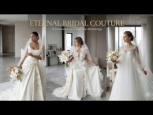 Minimal White Wedding Dresses 🤍 Modern Simple Bridal Collection | Eternal Bridal Couture