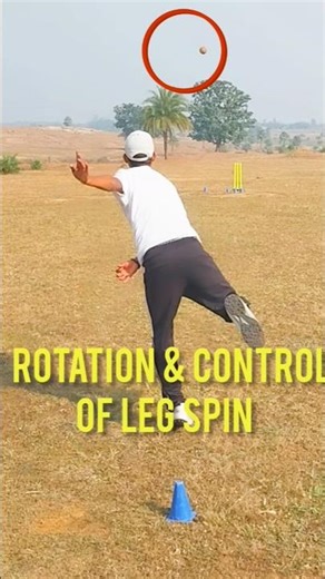 Rotation and Control Of Leg Spin Bowling #legspin #shorts #shortvideo #shortsfeed #viral #trending