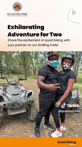 🛞 Quad Biking: Adventure Starts Here! - Cruise through nature on a thrilling quad biking experience! 🌿💨 Perfect for beginners and experienced riders alike—let’s make some memories. - 📩 Book your ride today and get ready for adventure! - 🌟 Your adventure starts here! 🌄 📲 Call us: 084 881 6404 📩 Email: info@gzadventures.com 💯 Explore Deals: Price List & Combo Offers on our website! 📍 Find us near: Lanseria Airport, Gauteng 🍴 On-Site Restaurant: Satisfy your cravings before or after the 