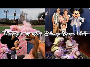 Melody's 1st Disney Visit- Character Meet and Greets, Mickey, Minnie, Pluto and Disney Princesses