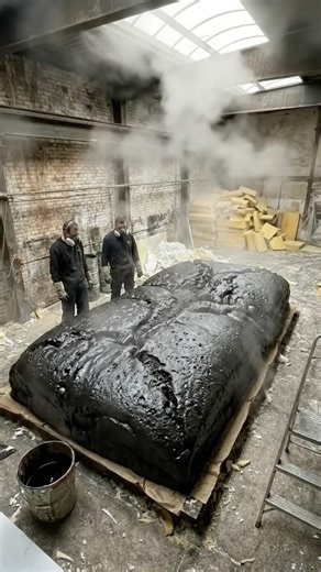 How Mattress Foam Is Made | Satisfying Factory Process