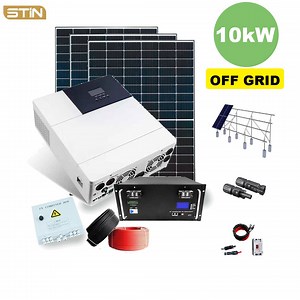 [Hot Item] Complete Kit on Grid Power System 10kw 10000W Solar Residential PV Grid Tied System
