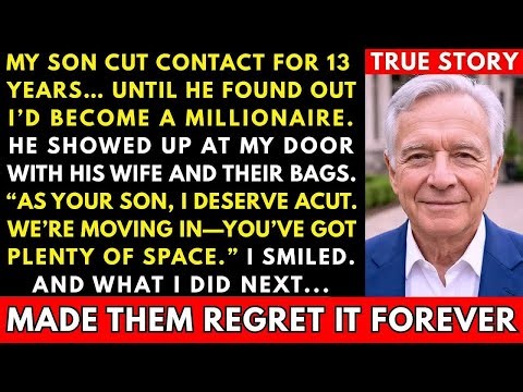 My Son Vanished for 13 Years—He Returned When I Became a Millionaire I Smiled and Did Something