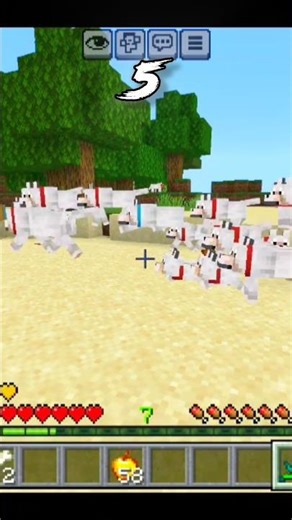 Minecraft Wolf ke Top 5 Mind Blowing Facts! 😱 #shorts