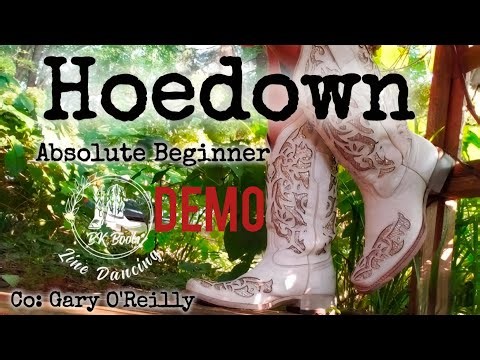Hoedown Line Dance Demo | Beginner 32 Count 4 Wall | Gary O’Rielly