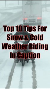 🏍️❄️ Top 10 Tips for Riding Motorcycles in Snow & Cold Weather ❄️🏍️ Here’s how I stay safe and warm when the mercury falls: (Let us know your best tips in the comments) Layer Up Smart 🧥 Start with moisture-wicking base layers, add thermal insulation, and finish with a windproof outer shell. Heated gear is a game changer. Keep Extremities Warm 🧤 Invest in insulated or heated gloves, wool socks, and a neck gaiter or balaclava. Cold hands = slow reaction times. Use Heated Grips or Handguards 🔥