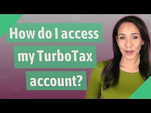 How do I access my TurboTax account?