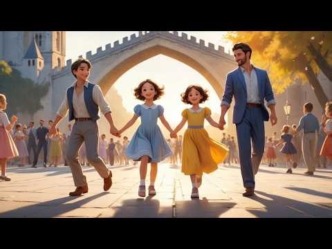 "Sur le pont d’Avignon 💃 | Chanson Pour Enfants en Français | Comptine Amusante et Éducative"