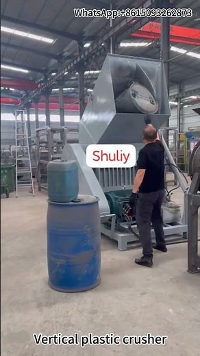 Heavy-Duty Industrial Plastic Crusher – Transform Waste into Recyclable Flakes in Seconds!