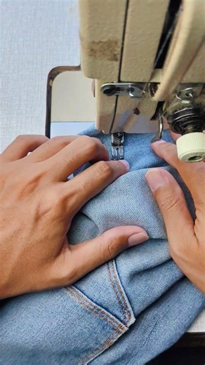 Techniques for repairing torn trousers #sewingtechniques