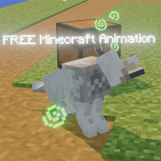 Free minecraft animation and get the project file if video gets 2k like #minecraft #minecraftshorts