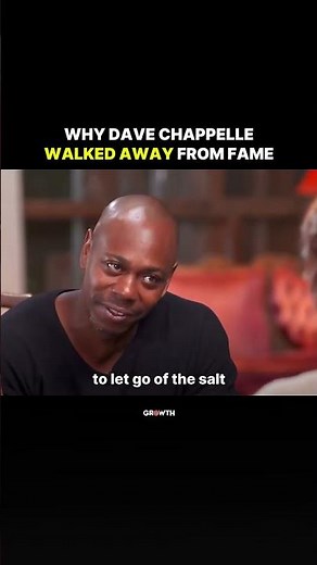 Why Dave Chappelle Walked Away From Fame.
