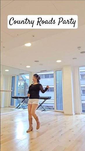 Country Roads Party Line Dance #improver #초중급라인댄스 #linedance #linedancing