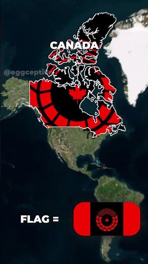 Country Flags if they were Anarchist ☠️ #alternatehistory #map #historyedit
