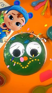 Create A GOOFY Monster Cake! 🍥 Little Angel Baking & Craft Tutorials #learn #shorts