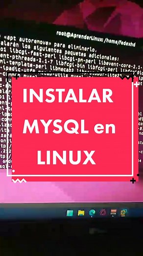 Instalar MYSQL en Linux 🖥️ #basededato #basededatos #mysql #linux #sql #linux #linuxlove #ubuntu #informatica #techtok #software #programacion #database #parati #fypシ