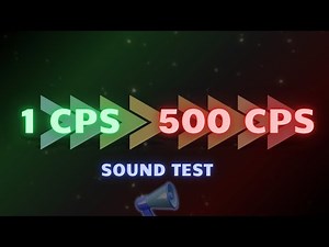 This is How 500 CPS Sounds...