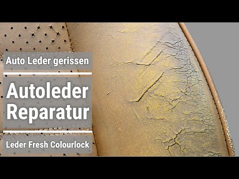 Repairing and restoring car leather cracks | Leather Fresh Colourlock