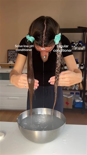 Replying to @What #hairtok #silkyhair #shinyhair #haircareroutine #damagedhair