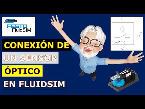 Fácil Conexión de un Sensor Óptico en FluidSim 😊👍