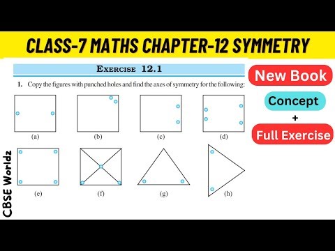 Class 7 Maths Chapter 12 Symmetry NCERT Exercise 12.1 Full Solved #class7maths