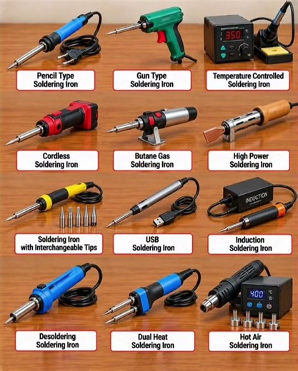 Types of Soldering Irons Explained | Ultimate Guide for Electronics & DIY#Soldering #Electronics