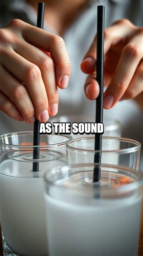 Seeing Sound Cups and Straws Wave Demo