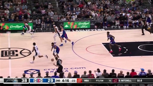 The Clippers turn it on heading into Halftime