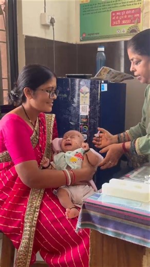 baby injection video😭😭😭 #baby #vaccinationday #nursedidi #injection