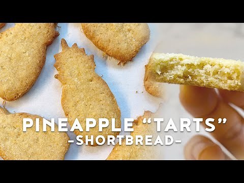 Pineapple “Tarts” Shortbread | A Shortbread With The Flavours Of A Pineapple Tart