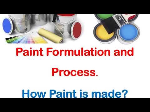 Paint Formulation and Process | How Paint is made?