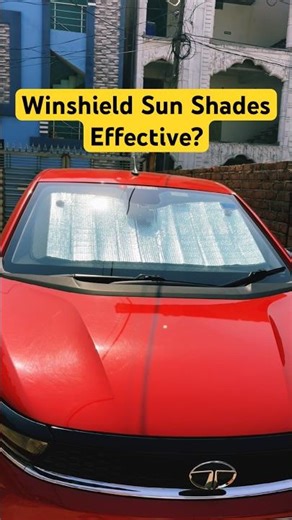 Are Windshield Sun Shades Effective ? #shorts