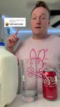 Milk & Coke?! #shorts #milk #coke #jameschugs