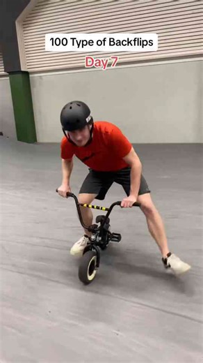 Smallest object backflip challenge week one finish