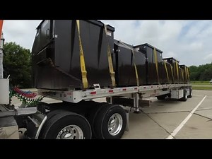 #592 Load of Dumpsters The Life of an Owner Operator Flatbed Truck Driver