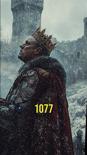 Part 1 The King Who Stood Barefoot in the Snow: A Tale of Canossa! #history #facts