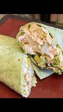 How To Make A Chicken Caesar Salad Wrap!