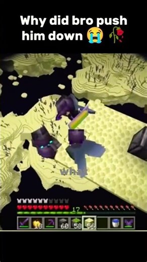 Wifies pushed parrot in the end 🥀✌️ Minecraft Unstable Smp #shorts #memes