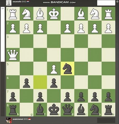 15 Detik bermain Catur Online