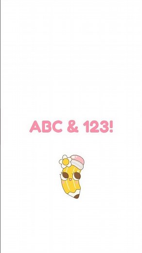 Fun ABC & 123 printables for little learners 💛 #alphabetforkids
