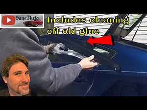 Install side window Rain Guards on your car or truck, Step by Step DIY installation