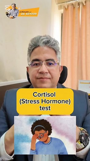 1K views · 1K reactions | Cortisol (Stress Hormone) test #cortisol #stresshormones | A Minute with Dr Keyoor - Pathologist | Facebook