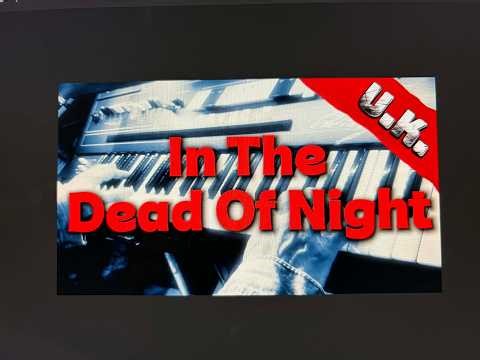 UK[In The Dead Of Night]弾いてみた家で.Ken Kawai, YAMAHA CS80じゃ無くCS60 minimoog Hammond Subsequent37マキちゃん作動画