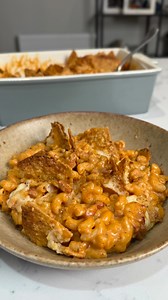 Smoky Chipotle Mac ’n’ Cheese 😍 Smoky and spicy mac and cheese with a crisp nacho topping 👌 Here’s what you need: 300g macaroni 200g bacon lardons 750ml milk 60g butter 50g plain flour 200g Cheddar cheese, grated 50g Parmesan cheese, finely grated 2 tsp chipotle paste 1 tsp smoked paprika Topping: 50g cheddar cheese, grated 50g parmesan, grated Handful of tortilla chips, broken up Check out my website for the full written recipe 🙌 Have a go, and let me know how you get on! 🩵🩵 | Jon Watts