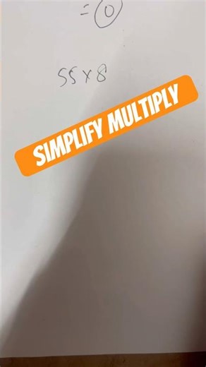 Simplify multiplication #simple #simplification #multiplication #maths #shorts #tips #sat #easy #ssc