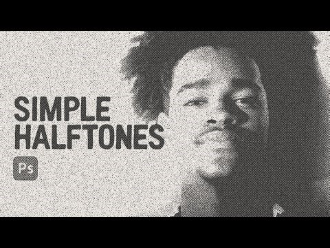 SIMPLE HALFTONE EFFECT IN PHOTOSHOP - TUTORIAL